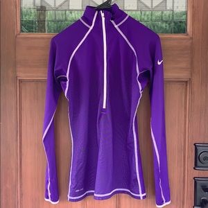 Nike pro Dri-fit 3/4 zip jacket